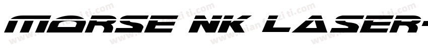 Morse NK Laser字体转换
